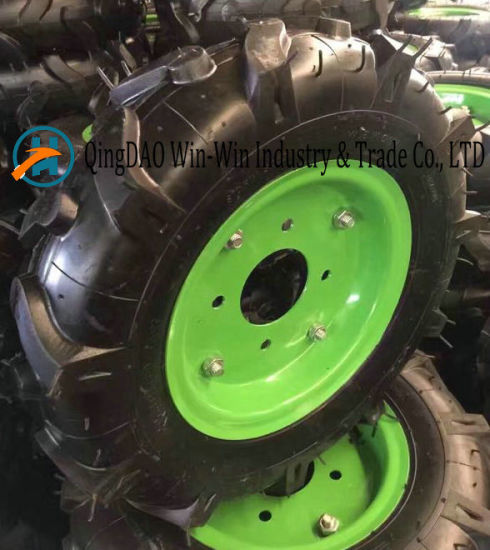 Wear-Resistant Rubber Wheel for Lawn Mower Wheel (4.00-8)