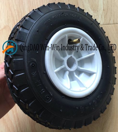 Wear-Resistant Wheelbarrow Wheel with Plastic Rim (2.50-4)