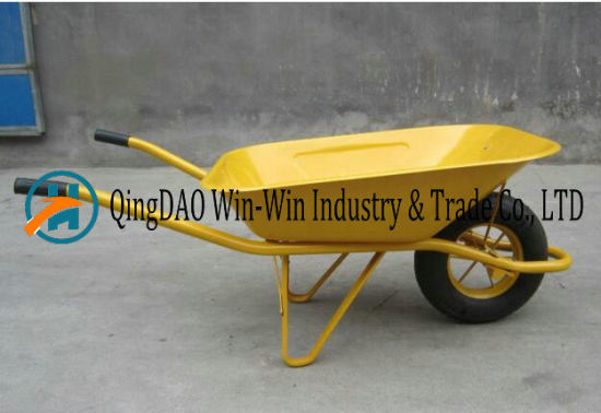 Hand Yard Wheelbarrows Wb6400 Rubber Wheel