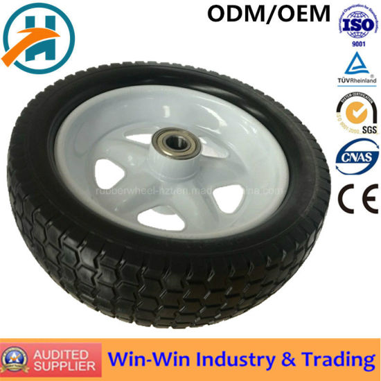 PU Foam Pump Wheel Tires for Heavy Duty Trolley (13*5.00-6/500-6)